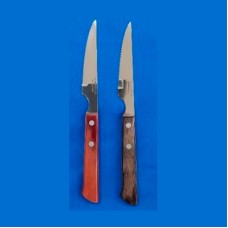 Cuchillo Polywood Color Guinda o Roble 4”